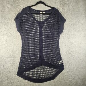 Yellow Bird Anthropologie Top‎ Womens S Mesh Open Knit Swim Cover Beachy Coastal